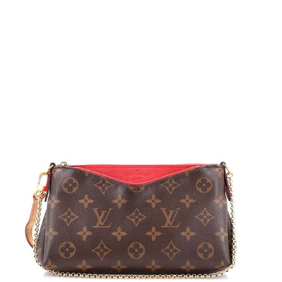 Louis Vuitton Pallas Clutch Canvas With #184693L13B - Picture 1 of 9